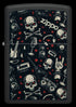 Zippo 60.007.008 vžigalnik Grunt Pattern with Skulls